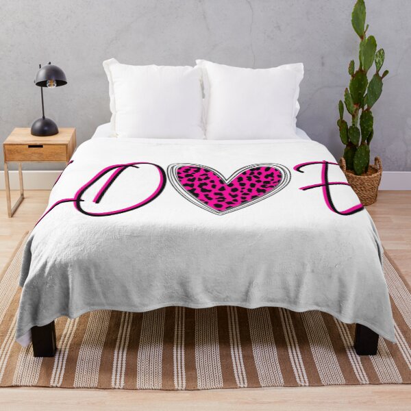 Item preview, Pink Leopard print Love designed and sold by SparkyMae.