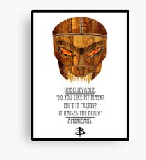 Buffy - Dead Man's Party Canvas Print