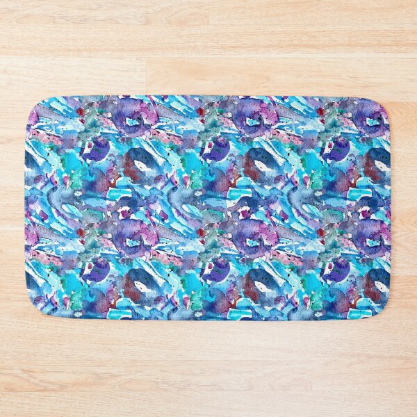 Item preview, Gorgeous Blues and Reds Abstract Watercolor designed and sold by Duncan Bullock.