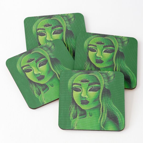 Item preview, Green Alien designed and sold by LunarLeoArt.