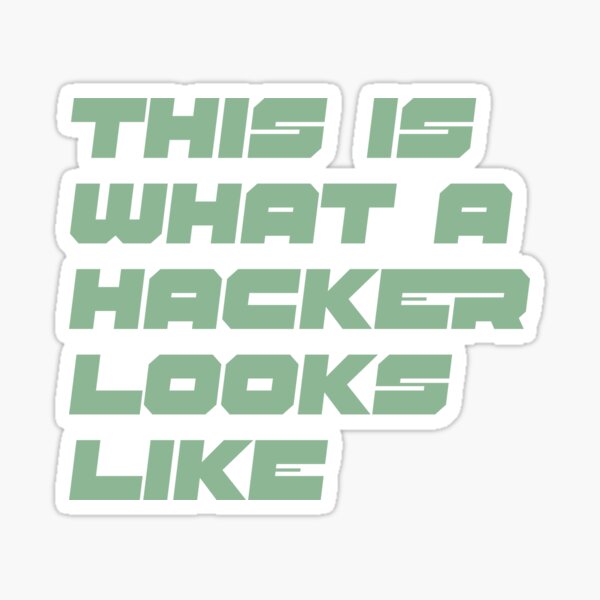 Item preview, this is what a hacker looks like pink designed and sold by hayadesigns.