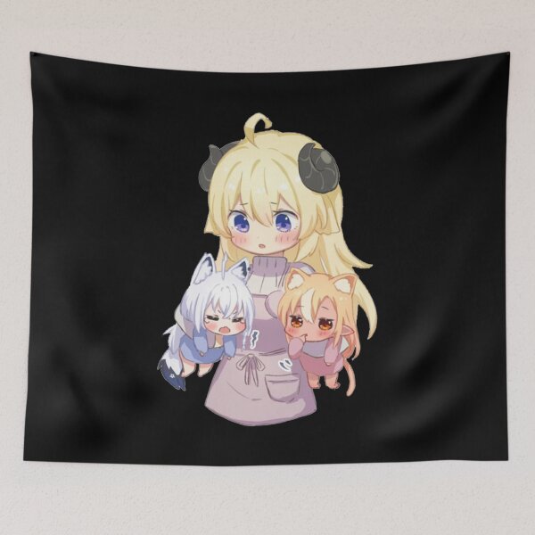 Item preview, Tsunomaki Watame, Shirakami Fubuki y Shiranui Flare designed and sold by Vansina.