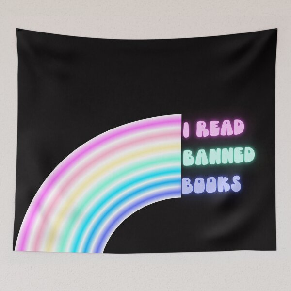 Item preview, I Read Banned Books Rainbow designed and sold by erinbookdragon.