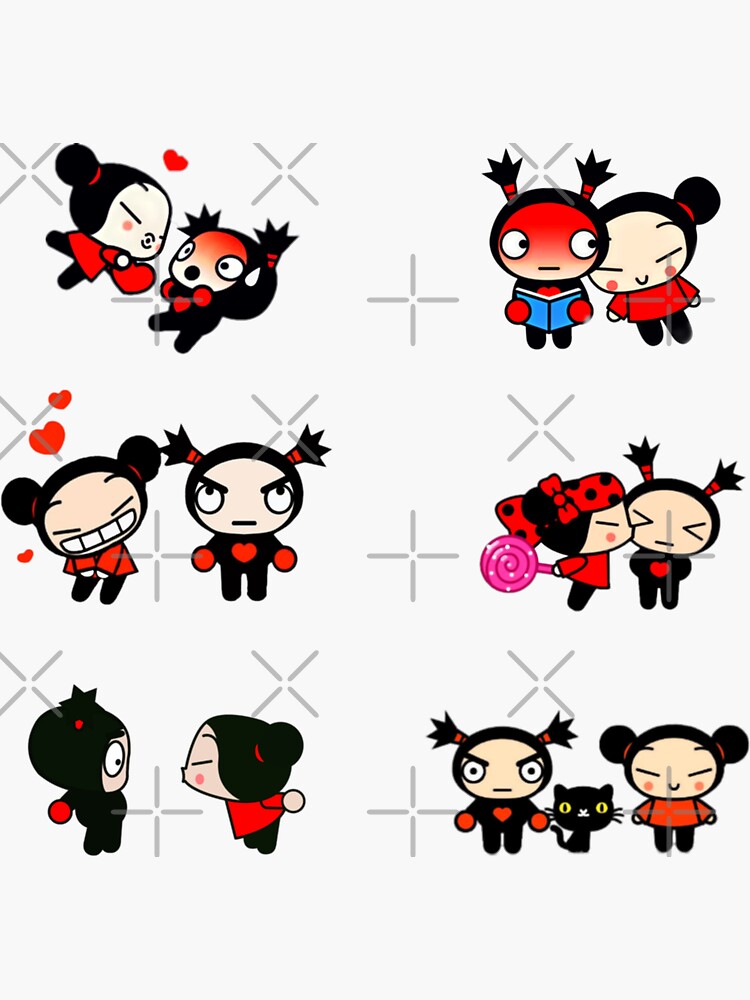 personajes de pucca y garu