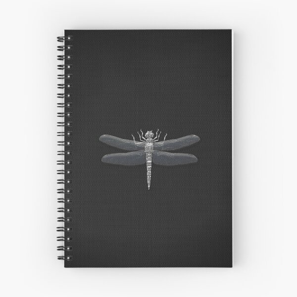 Item preview, Silver Dragonfly on Black Canvas designed and sold by Serge Averbukh Art Studio.
