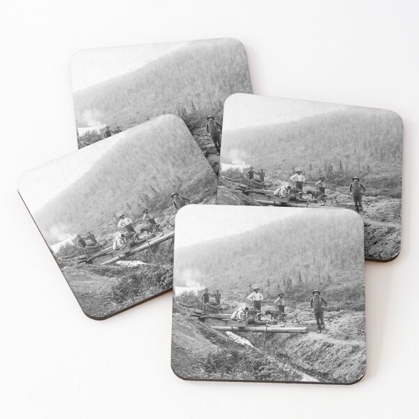 Item preview, Gold Miners In Camp - California Circa 1950 designed and sold by warishellstore.