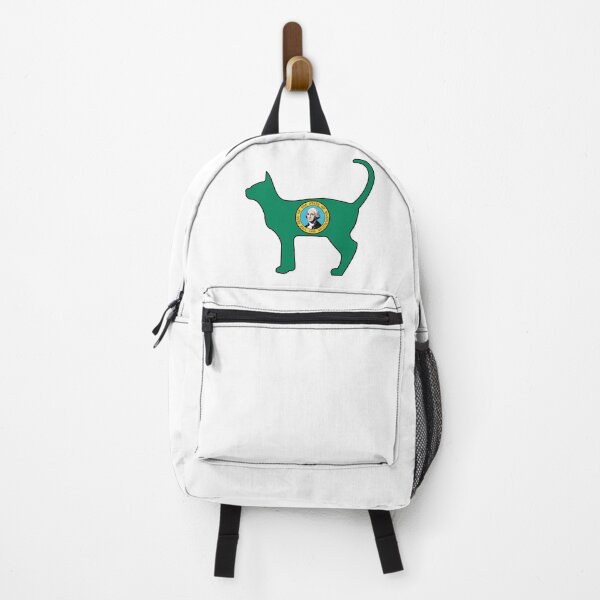 Item preview, State of Washington Flag for Cat Lovers designed and sold by Gsallicat.