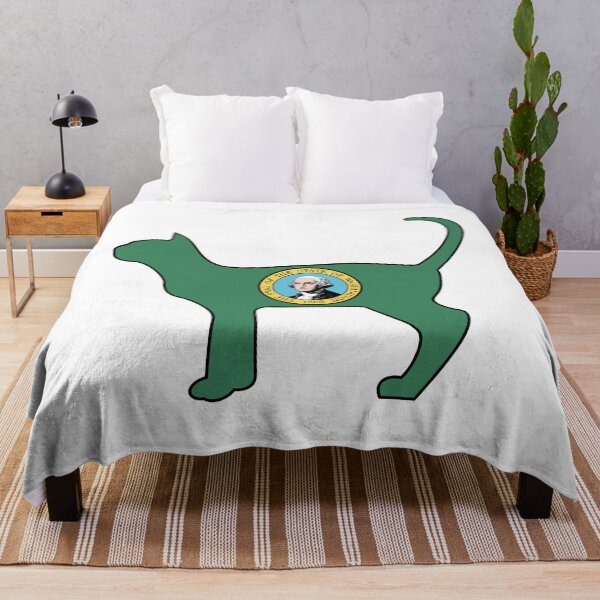 Item preview, State of Washington Flag for Cat Lovers designed and sold by Gsallicat.