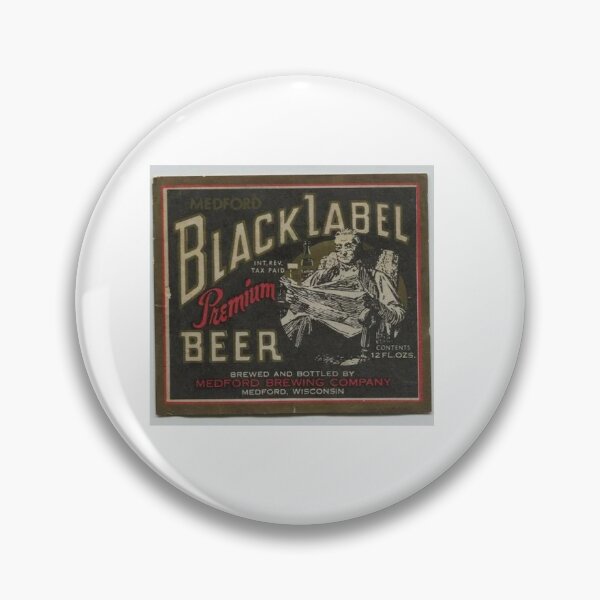 Item preview, Medford Black Label Beer, distressed designed and sold by uniquenostalgia.