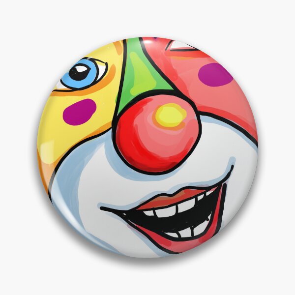 Item preview, rainbow clown designed and sold by Elnica.