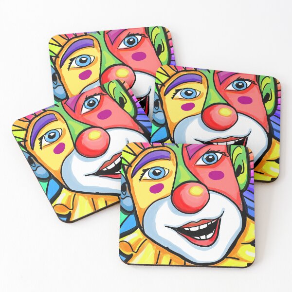 Item preview, rainbow clown designed and sold by Elnica.