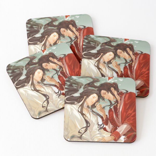 Aperçu de l'œuvre bénédiction des fonctionnaires du ciel, manhua, xie lian, hua cheng, hualian, tian guan ci fu, roman chinois, xianxia, wuxia, danmei, donghua, tgcf, amour de garçon, yaoi, lgbtq, conception d'art, dessin, amour créée et vendue par ClaraGonzales.