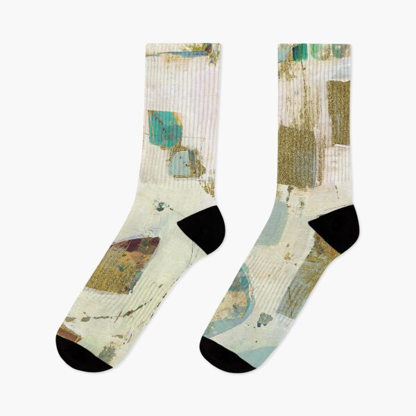Item preview, Abstract art metallic look with shapes  designed and sold by Sue Zipkin.