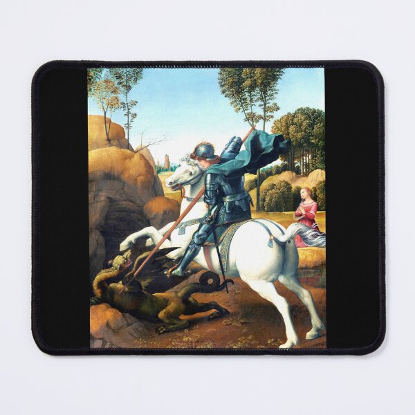 Item preview, Saint George Slays The Dragon by Raphael designed and sold by KathteeDesign.
