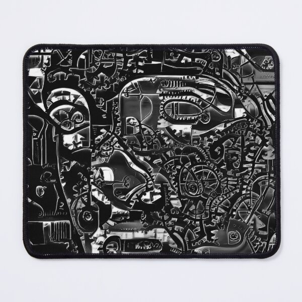 Item preview, Dark Mechanical Portrait designed and sold by Artificial-Arts.