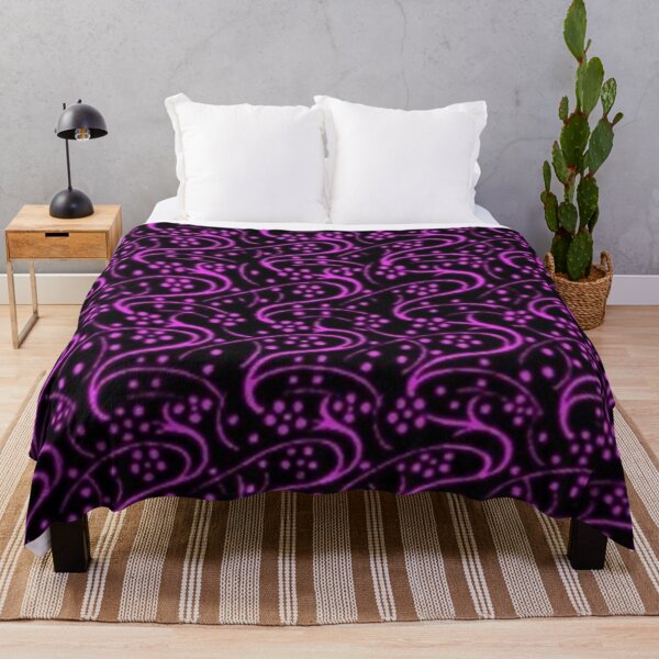 Item preview, Vintage Floral Purple Amethyst Black designed and sold by SaraValor.