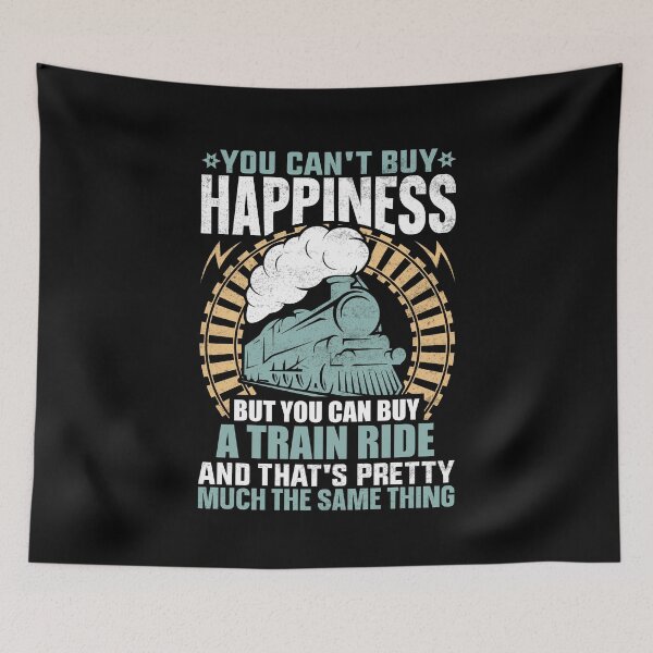 Item preview, Money Happiness - Can Buy A Train Ride designed and sold by TheTrainRoom.