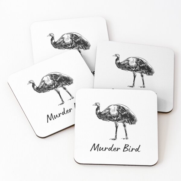 Item preview, Murder Bird | Emu Shirt | Funny Emu | Australian designed and sold by Presto Prints Design.