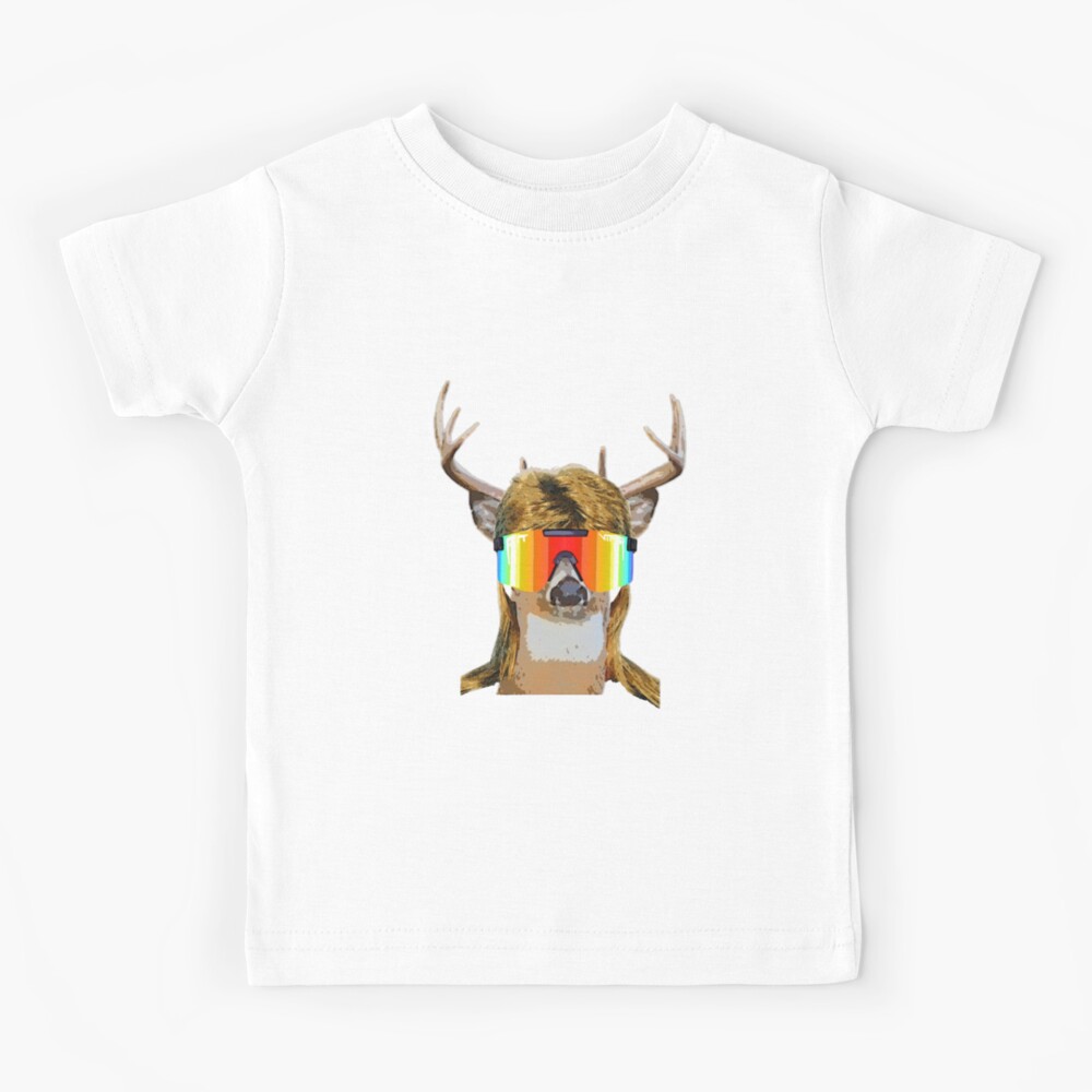 deer with mullet and pit vipers shirt