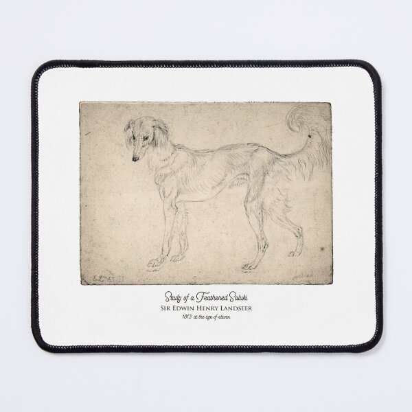 Item preview, Saluki sketch by Landseer 1813 designed and sold by ebrawne.