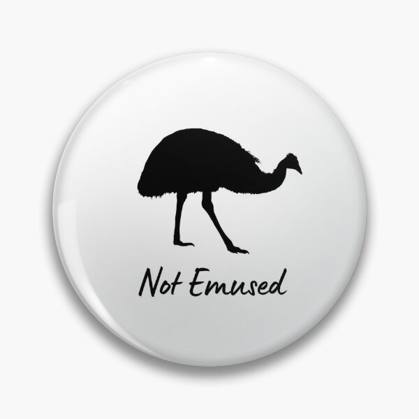 Item preview, Not Emused | Funny Emu | Funny Australia Shirt | Australian Animals designed and sold by Presto Prints Design.