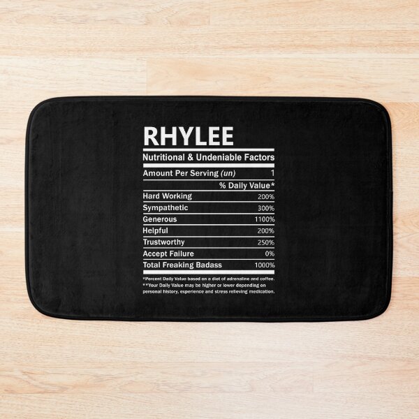 Item preview, Rhylee Name T Shirt - Rhylee Nutritional And Undeniable Factors Gift Item Tee designed and sold by geniajmk13.