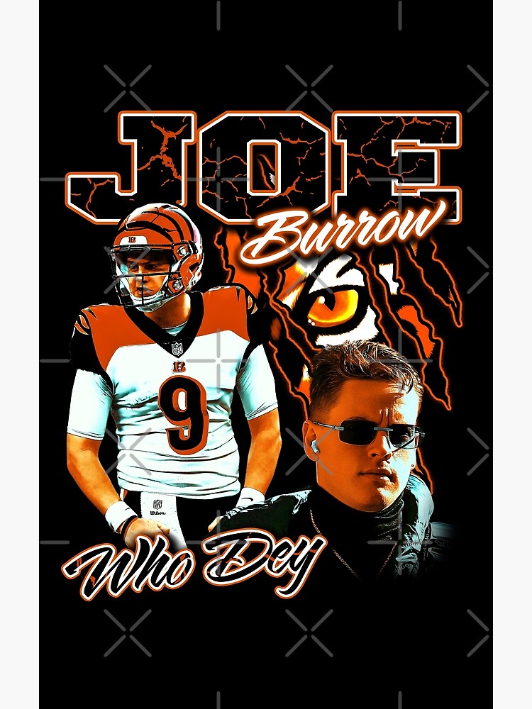 JOE BURROW - Cincinnati Bengals 90s Vintage Bootleg T-Shirt