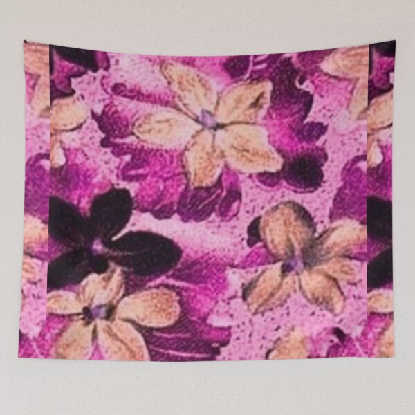 Item preview, Vintage Floral Pink Beige Purple  designed and sold by SaraValor.