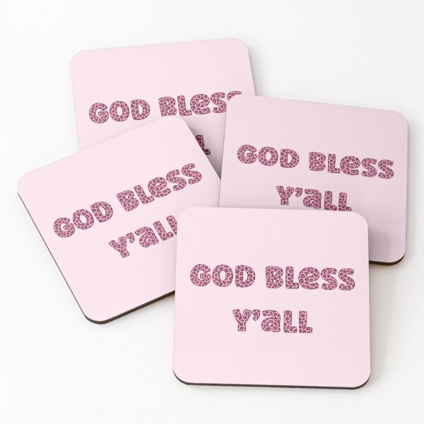 Item preview, God Bless Y'all Pink Leopard designed and sold by OliviaGbyKyro.