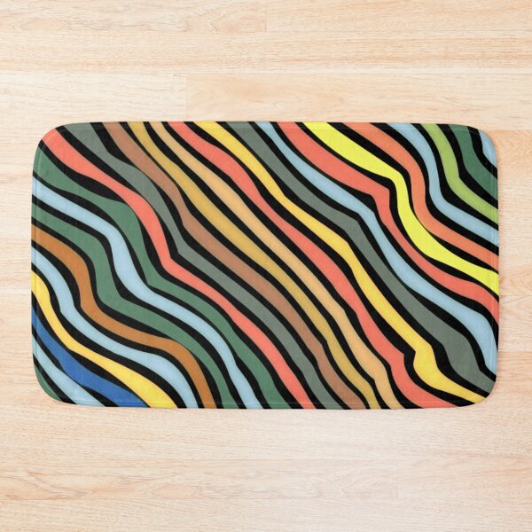 Item preview, Abstract multicolor stripes designed and sold by cutecrazytshirt.