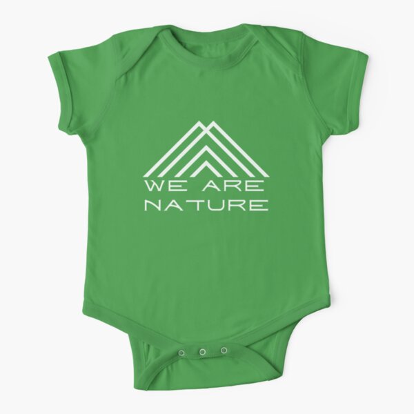 We Are Nature Short Sleeve Baby One-Piece