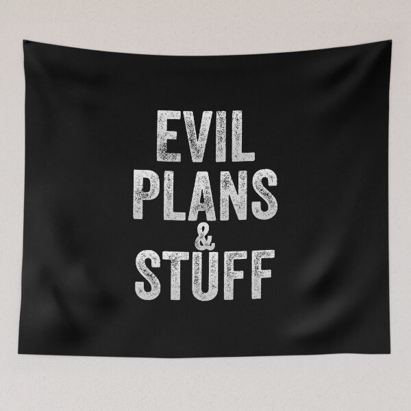 Aperçu de l'œuvre Evil Plans And Stuff créée et vendue par Eloukili.