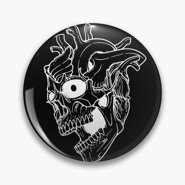 Item preview, Feeling Heart Skull For lovers Skull designed and sold by KingMasterStore.