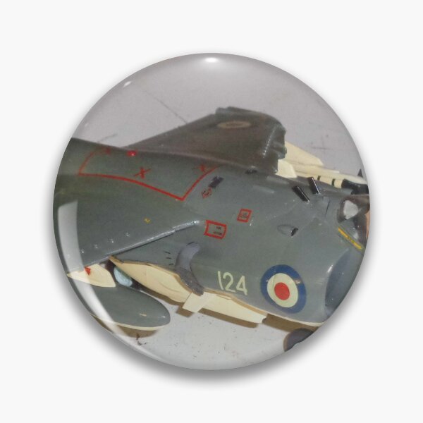 Item preview, Sea Harrier 1/48 scale model designed and sold by BigAndRed.