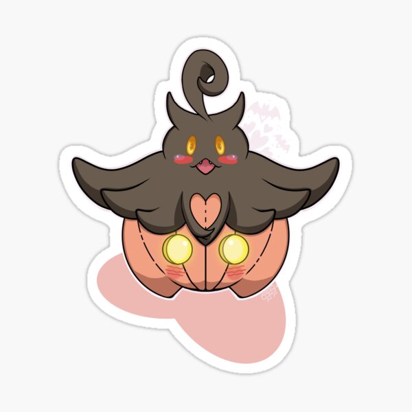 Pumpkinbat love! Sticker