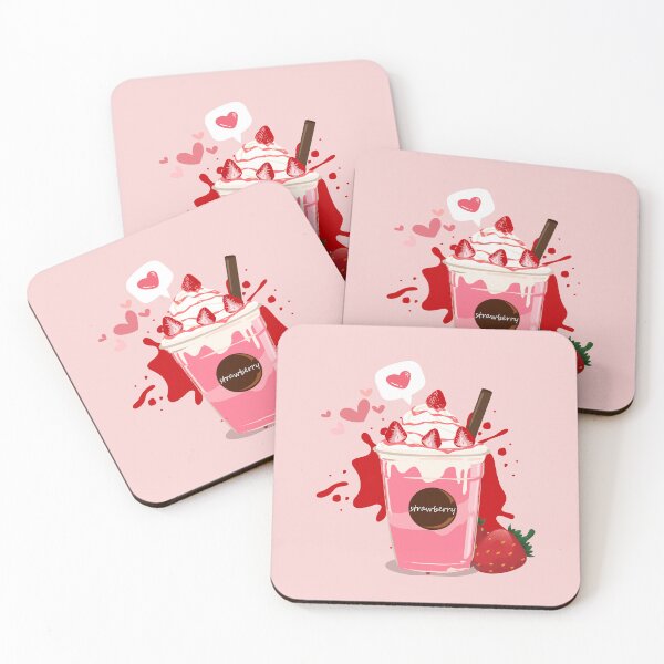 Item preview, Strawberry Smoothie wihtout Text (not recommended for white bg) designed and sold by Dreamy-girl.