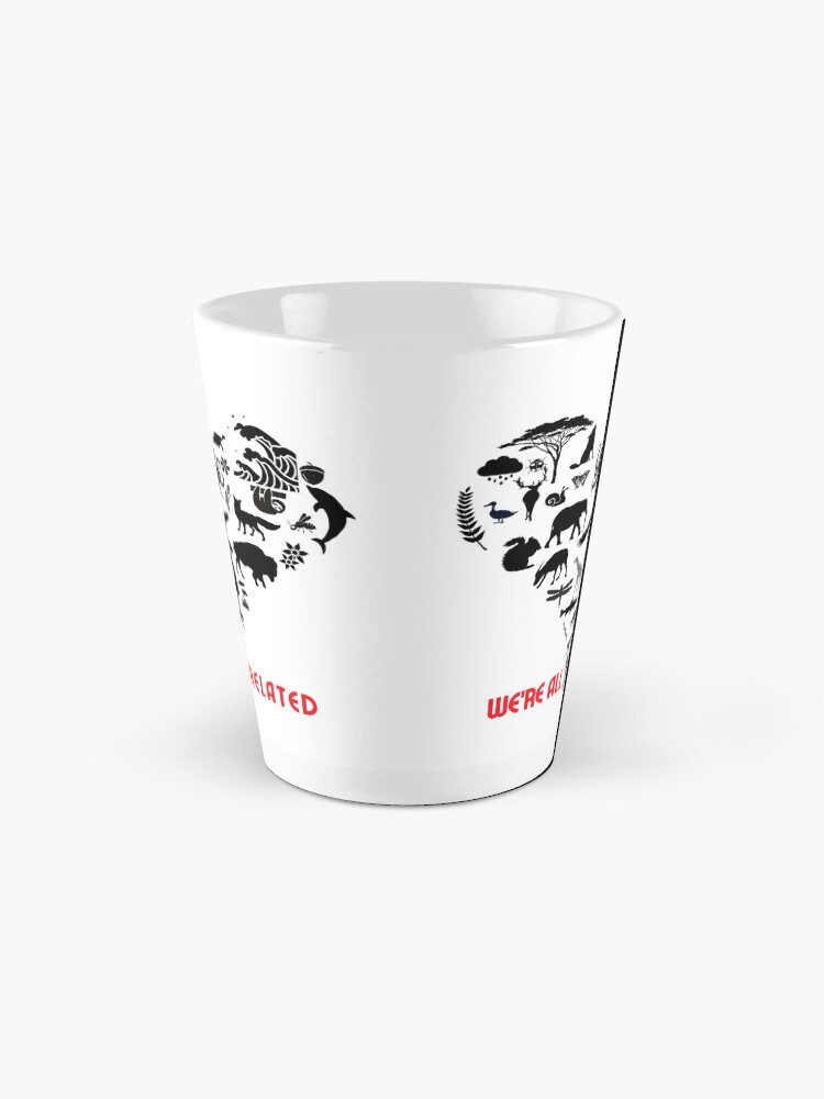 Alternate view of We're all Related Heart Collage Coffee Mug
