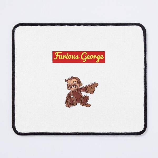 Item preview, Furious George, humorous Curious George parody designed and sold by The Snarky Psychologist.