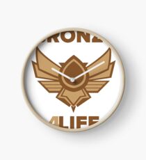 Bronze for life Clock