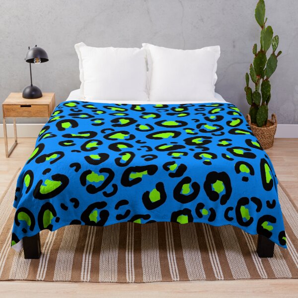 Item preview,  blue and  Green leopard print designed and sold by DemonicGloom.