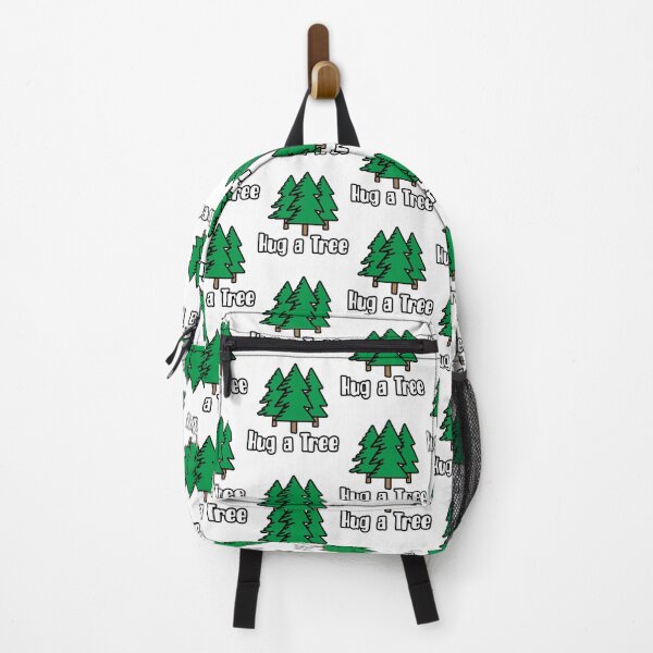Item preview, "Hug a Tree" text with three green trees design designed and sold by Jrodi.