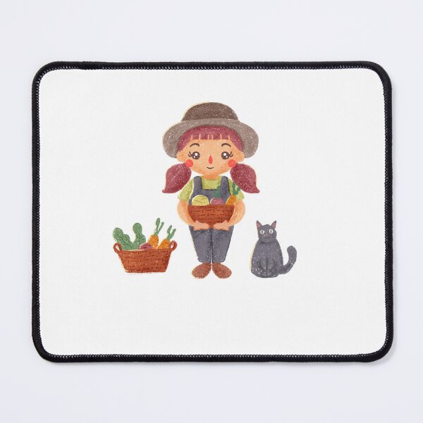 Item preview, Handdrawn little girl gardening designed and sold by tamongg14.