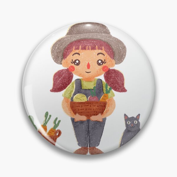 Item preview, Handdrawn little girl gardening designed and sold by tamongg14.
