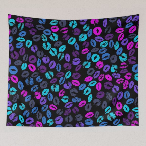 Item preview, Covered in neon kisses designed and sold by dima-v.