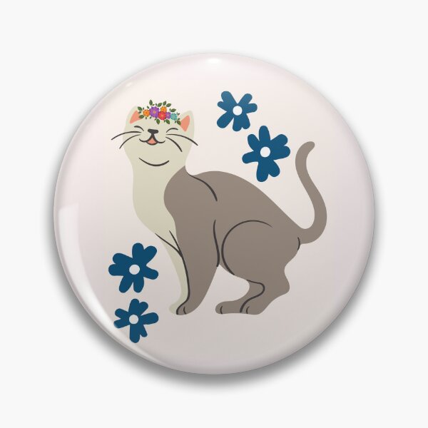 Item preview, Adorable kitten with crown of flowers. designed and sold by EMIPRINCESS.