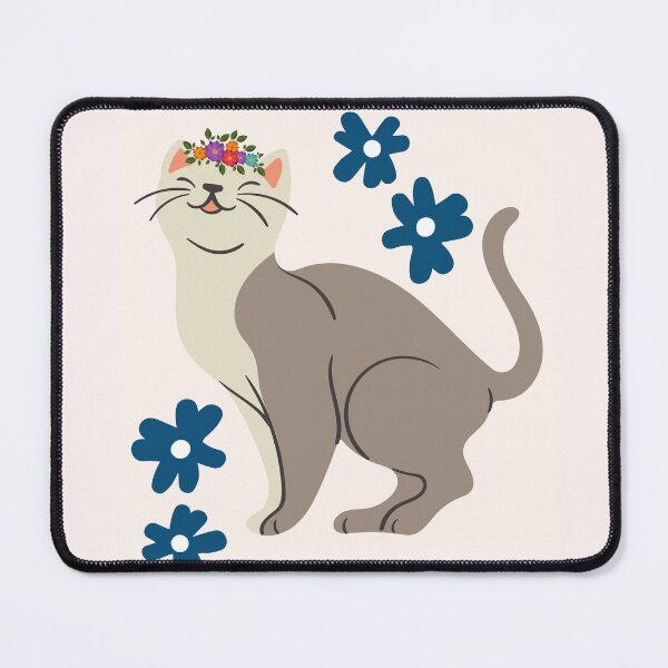 Item preview, Adorable kitten with crown of flowers. designed and sold by EMIPRINCESS.
