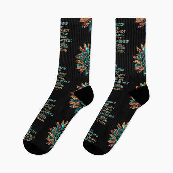 Item preview, I am the storm, inspirational quote about life and strength with a hip western leopard print sunflower design designed and sold by Auntieck.