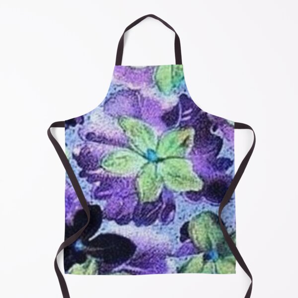 Item preview, Vintage Floral Green and Purple Violets designed and sold by SaraValor.