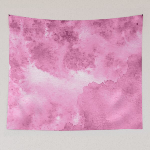 Item preview, ROSEY PINK Watercolor Abstract Rosy Tie Dye designed and sold by PrettyLittlePic.