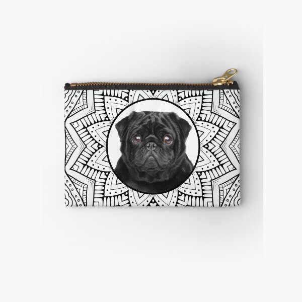 Item preview, Black And White Pug designed and sold by momofdoggos.